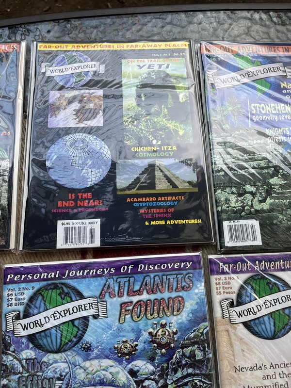 World Explorer Magazine Lot. Adventures Unlimited Press.. AUP, WEX. gallery