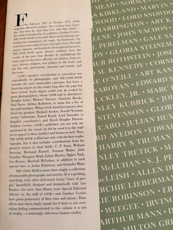 THE LOOK BOOK 1975 Leo Rosten Abrams Photography Anthology Marilyn Monroe Nixon gallery