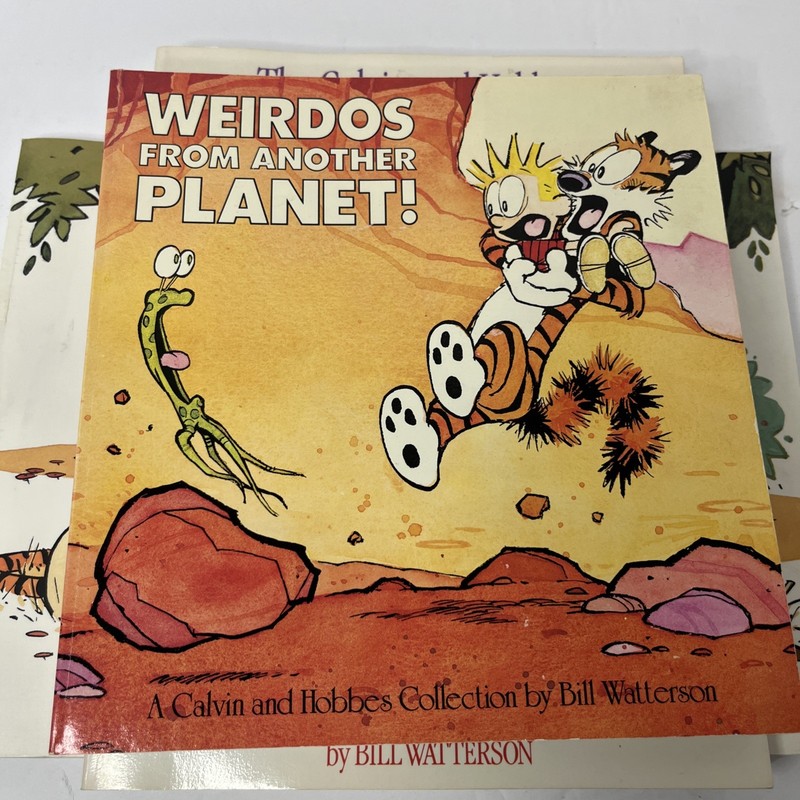Vtg Calvin and Hobbes Collection Book Lot of 5 gallery