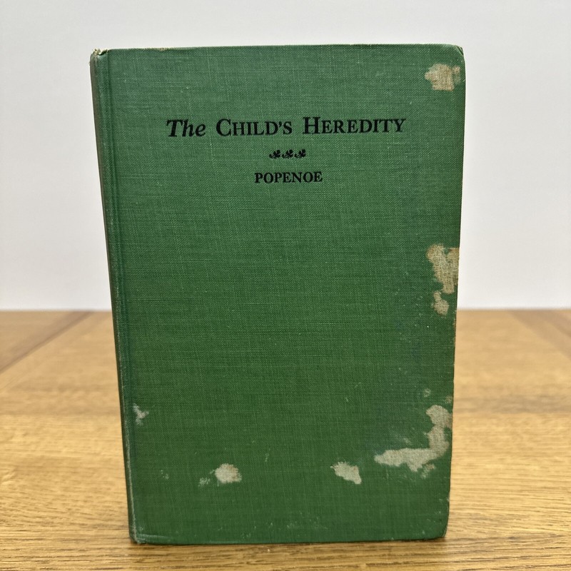 the child’s hereditary popenoe Williams And Wilkins 1929