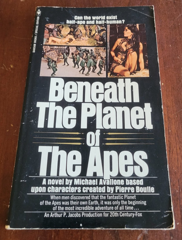 Beneath the Planet of the Apes (Novelization) – Michael Avallone – 1970 PB