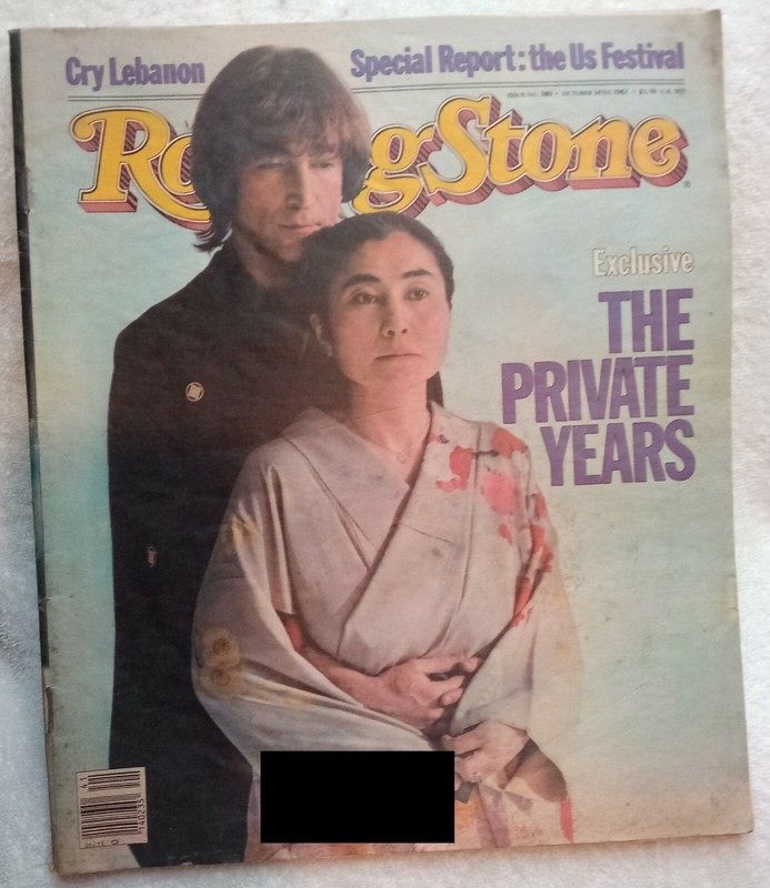 Rolling Stone 10/14/82 John Lennon & Yoko Ono Exclusive The Private Years VGC