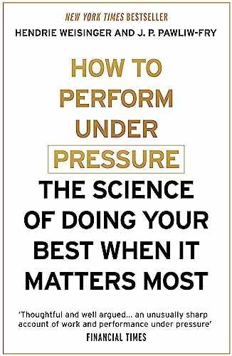 How to Perform Under Pressure – Paperback, by Weisinger Hendri – Very Good