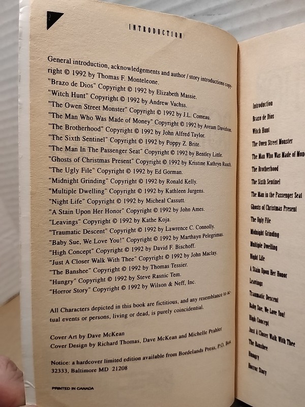 Borderlands 3 : Poppy Z. Brite Whitley Strieber & More - Original PB Printing gallery