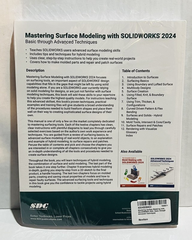 Mastering Surface Modeling with SOLIDWORKS 2024 by Lani Tran Paperback NEW U37C gallery