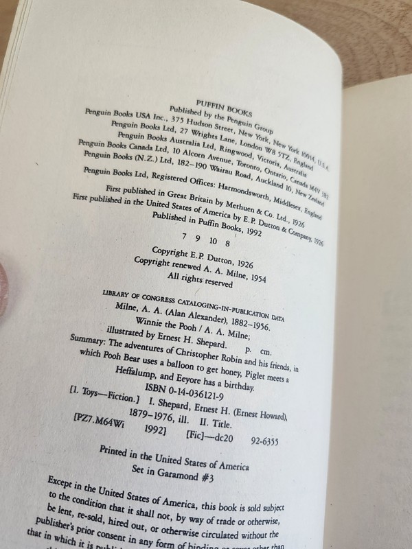 Winnie-The-Pooh by A. A. Milne (1992, Trade Paperback) gallery