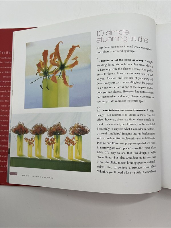 Simple Stunning Weddings Karen Bussen Hardcover gallery