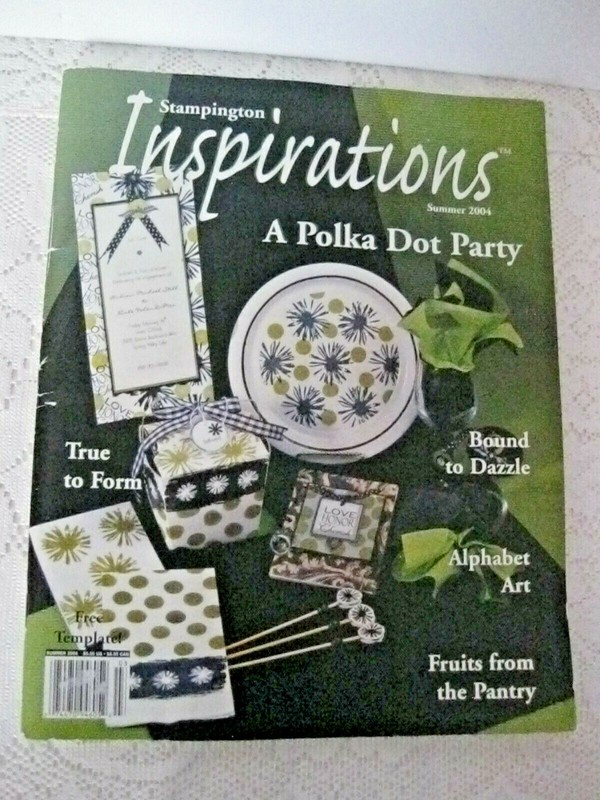 Stampington INSPIRATIONS Magazine Summer 2004 Polka Dot Party Dazzle Art