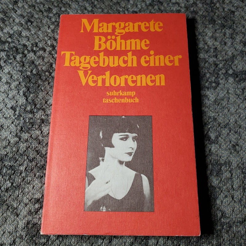 Tagebuch einer Verlorenen Margarete Böhme 1989 German Suhrkamp Taschenbuch