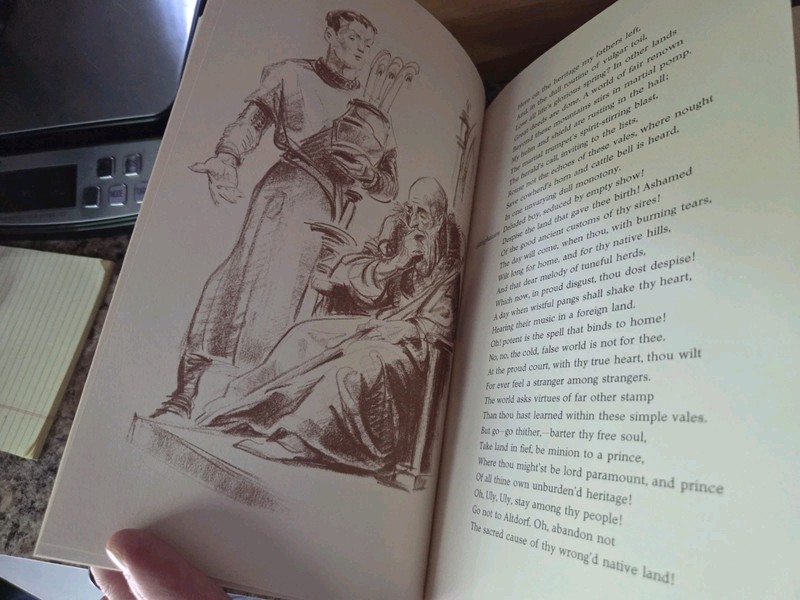 William Tell by Frederich Schiller Heritage press slipcase gallery