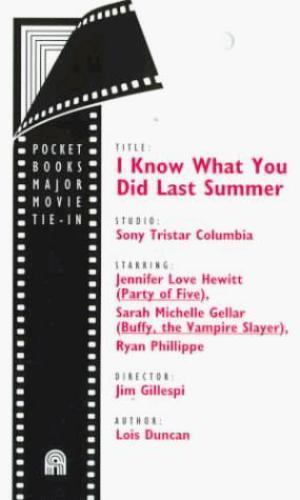 I Know What You Did Last Summer – 0671017225, Lois Duncan, paperback