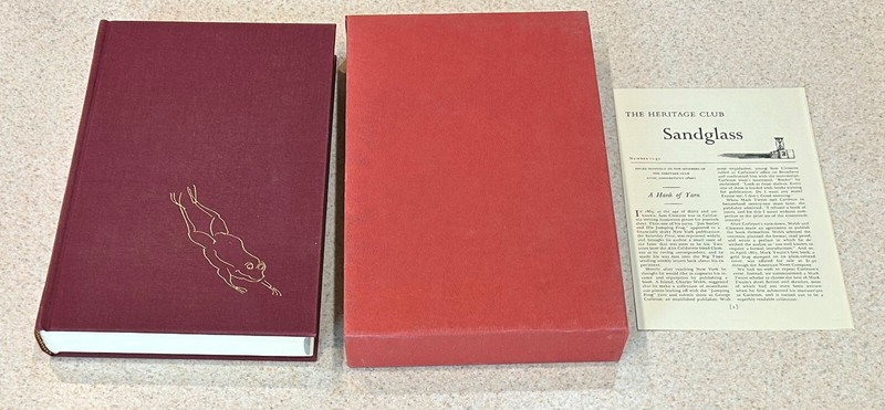 HERITAGE PRESS — Mark Twain — Notorious Jumping Frog 1970 Hardcover Slipcase