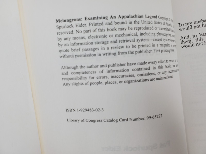 Melungeons : Examining an Appalachian Legend by Pat Spurlock Elder 1999 First Pr gallery