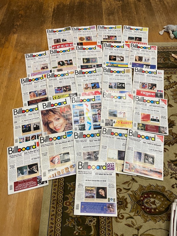 1987 Billboard Magazine Lot of 25 Issues Music Rap Rock Vintage
