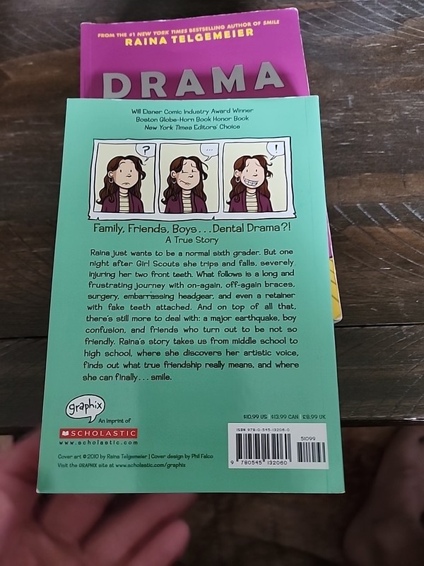 RAINA TELGEMEIER COLLECTION SMILE, DRAMA, GHOSTS, SISTERS (CP448) gallery