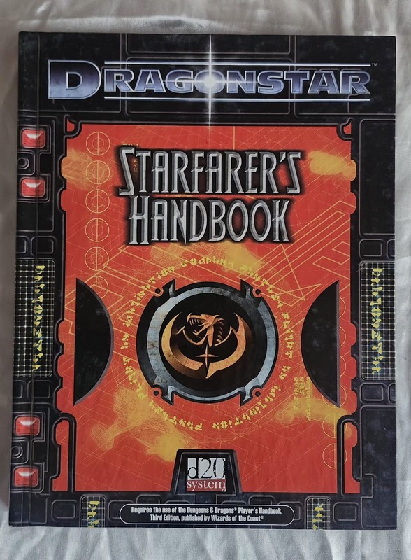 Dragonstar Starfarer’s Handbook RPG Supplement Fantasy Flight Games D20- VG+