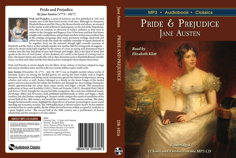 Pride and Prejudice - Unabridged MP3 CD Audiobook in paper sleeve gallery