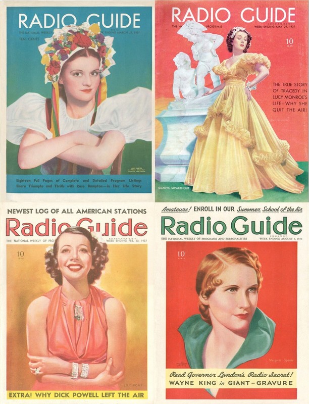 Radio Guide - Stars Shows Programs - 259 Old Magazines (1932-1938) on DVD gallery
