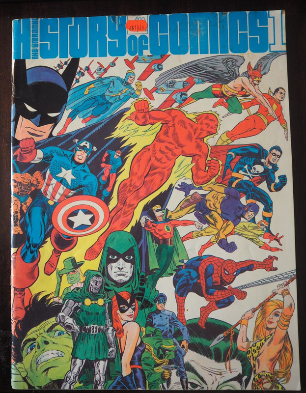 The Steranko History of Comics- Volume One (1970) by James Steranko, 1st edition