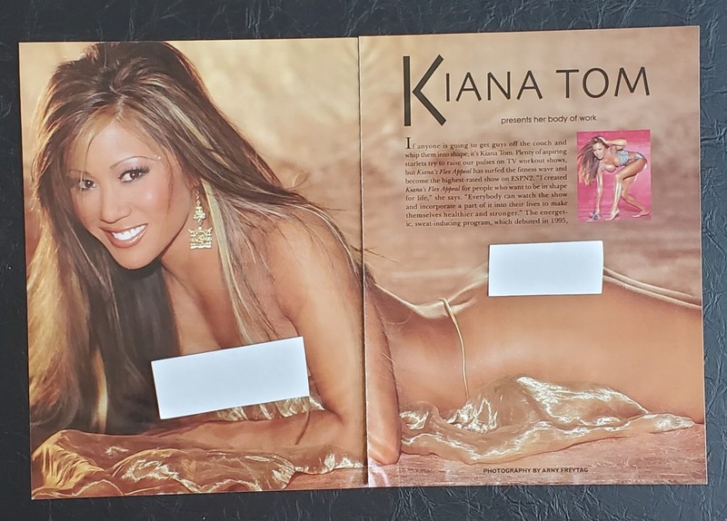 Playboy PICTORIAL ONLY – Fitness Queen KIANA TOM May, 2002 10 Pages