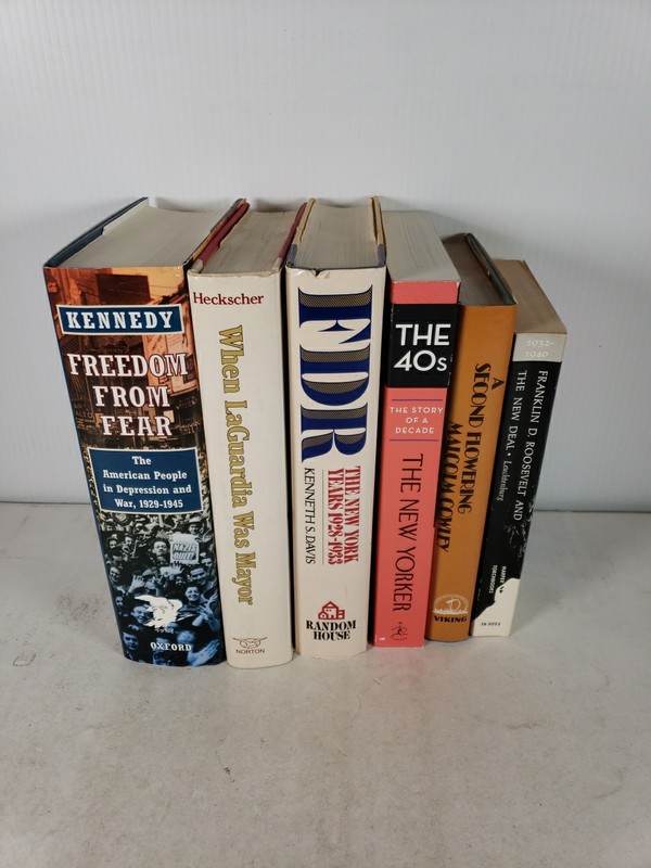 United States History 1920s through 1940s (6 Book Lot) Depression, FDR, New York