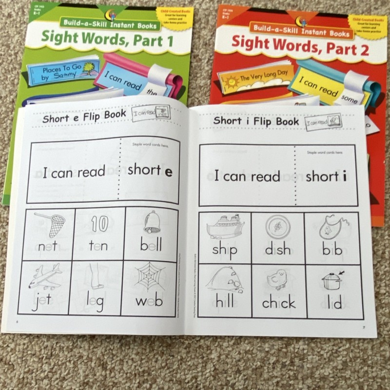 Creative Teaching Press Build-a-Skill Instant Books Sight Words & Vowels K-1 gallery