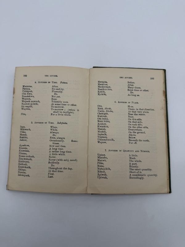 1934 A Grammar of the Cree Language Rev John Horden SPCK Cree Grammar gallery