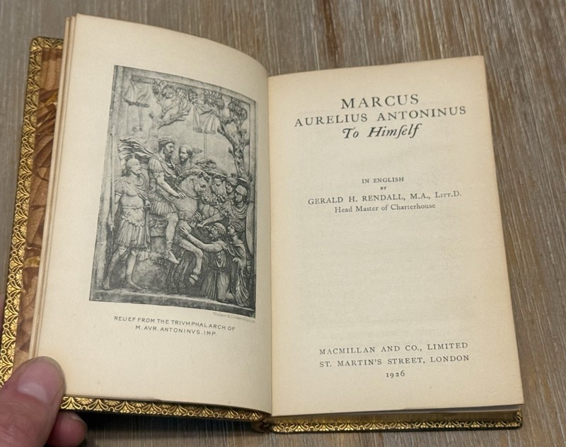 Marcus Aurelius Antoninus To Himself 1926 / Golden Treasury Series gallery