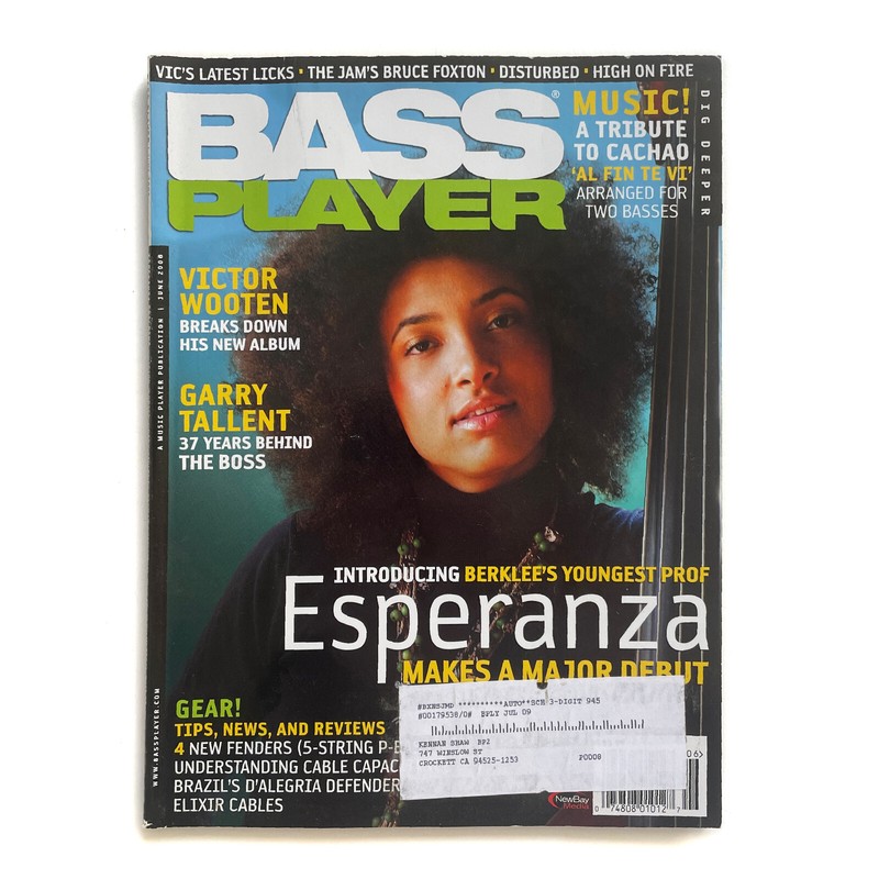 2008 Esperanza Spalding • Bass Player Magazine