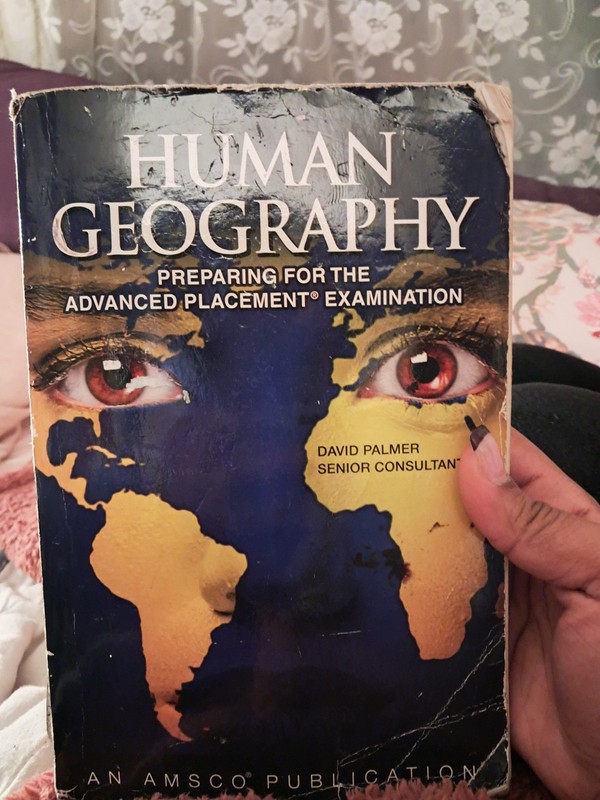 AMSCO Human Geography Study Guide Paperback by David Palmer Advanced Level