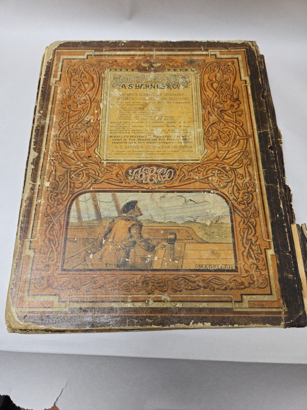 Monteith's Independent Course Comprehensive Geography 1882 Rare Antique Map Book gallery