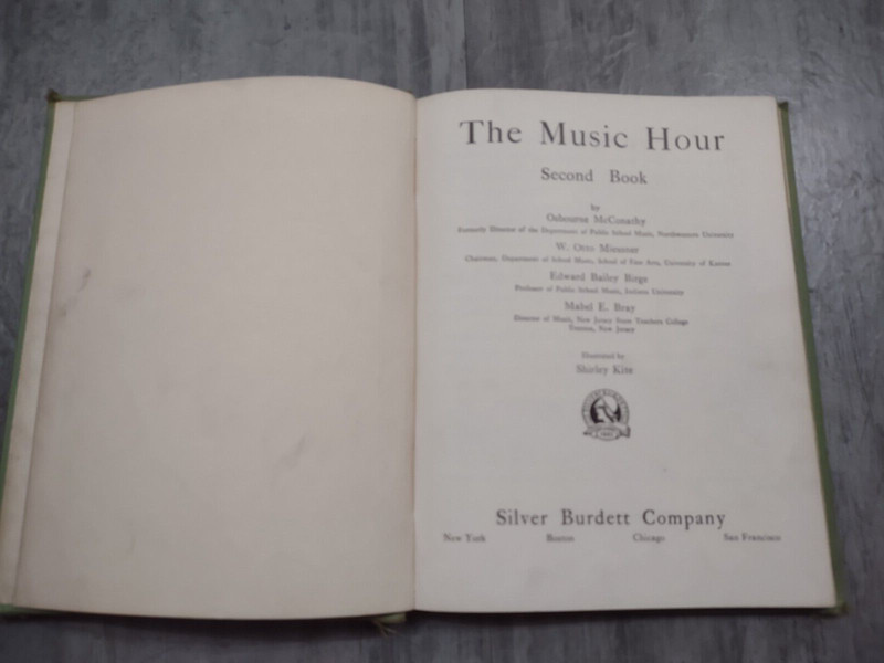 The Music Hour Second Book 1937 by Osbourne McConathy Shirley Kite Illustrations gallery