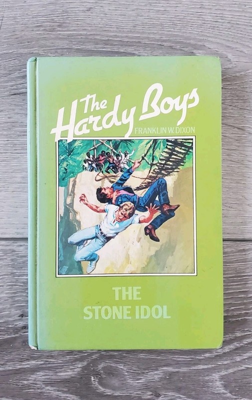 63. The Stone Idol. The Hardy Boys Hardcover Angus & Robertson London Australia