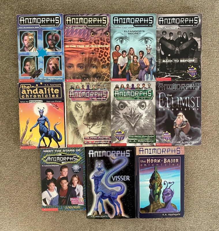 Animorphs Complete Series Lot Set of 65 Books 1-54 + 11 KA Applegate Megamorphs gallery