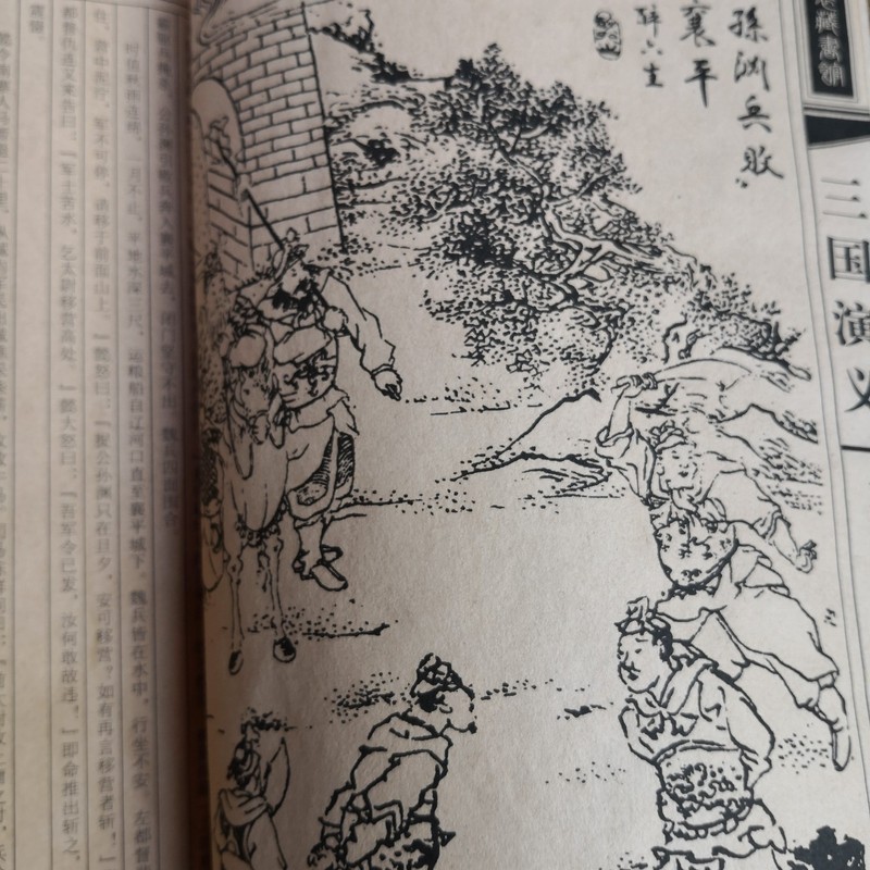 Chinese Old Literary and historical novel book "Romance of the Three Kingdoms" gallery