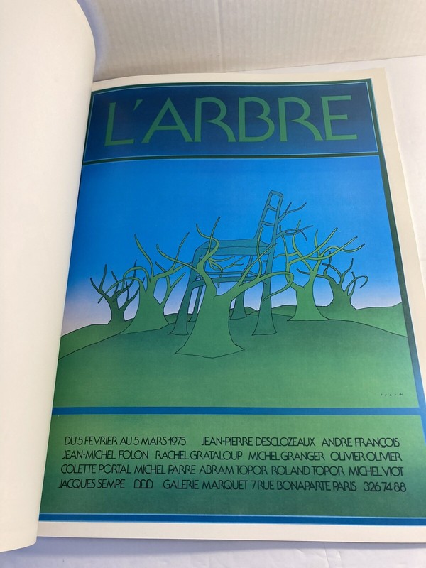 Posters By Folon Book 1978 Introduction By Milton Glaser 16”X12” (See) gallery