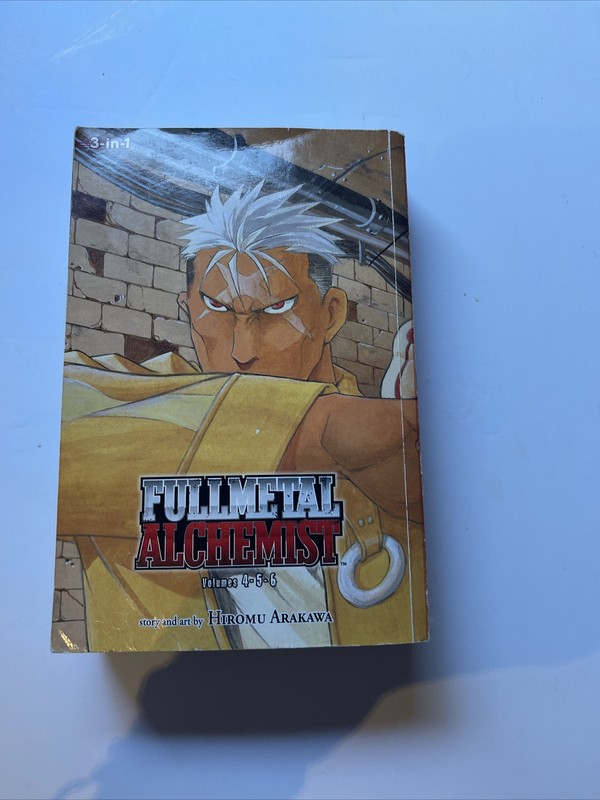 fullmetal alchemist manga 3 in 1 VOLUMES 4,5,6 HIROMU ARAKAWA