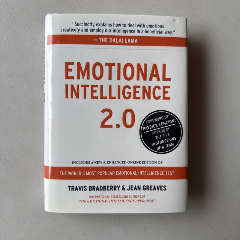 Emotional Intelligence 2. 0 by Jean Greaves and Travis Bradberry Hardcover -A37