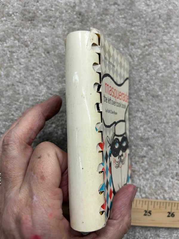 Masquerade The Left Over Cook Book Ruth Chier Rosen 1957 Illustrated Cookbook gallery