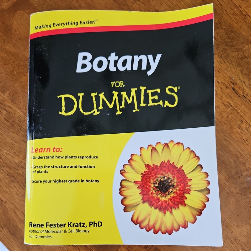 Botany For Dummies – Paperback, by René Fester Kratz – Acceptable