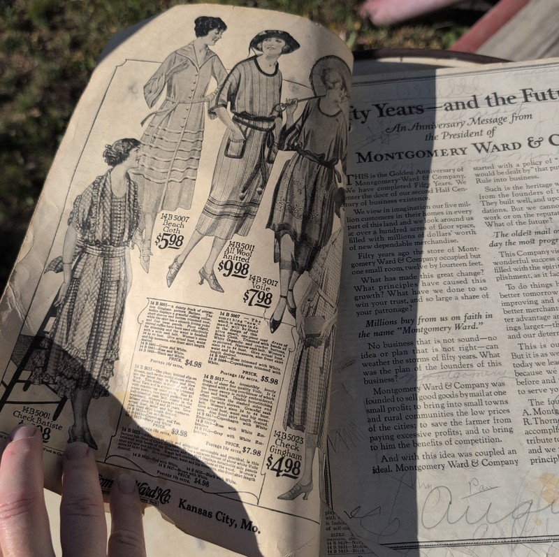 ORIGINAL 1922 Spring & Summer MONTGOMERY WARD Catalog WOMENS FASHION TOOLS AUTO gallery