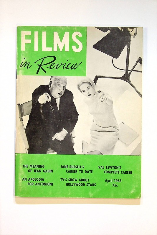 Films in Review Vol. 14 #4 GD 1963 Low Grade