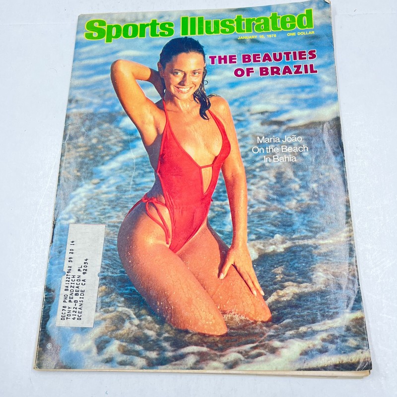 Sports Illustrated January 16, 1978 Maria Joao Beauties Of Brazil, Cherly Tiegs