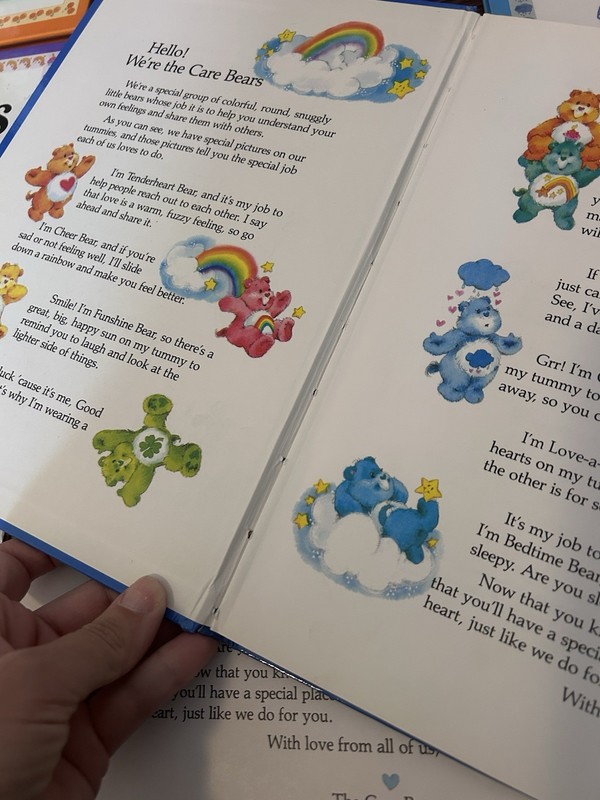 Lot of 9 Vintage CARE BEARS Books Parker Bros 1980's gallery