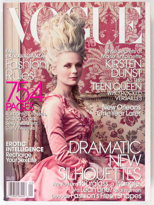 KIRSTEN DUNST Jamie Dornan VODIANOVA Picasso VOGUE September 2006 Rei Kawakubo