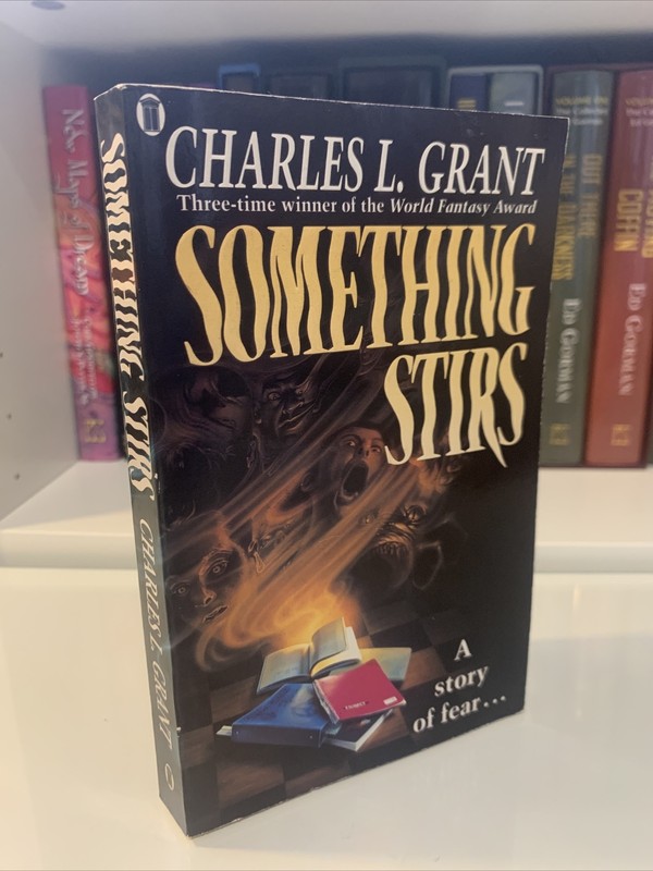 Charles L. Grant Something Stirs 1992 New English Library Horror Paperback Book