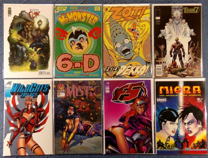 40 COMICS: Mixed Comic Book Lot, Vintage & Modern, DC Marvel Indie, Bags/Boards gallery