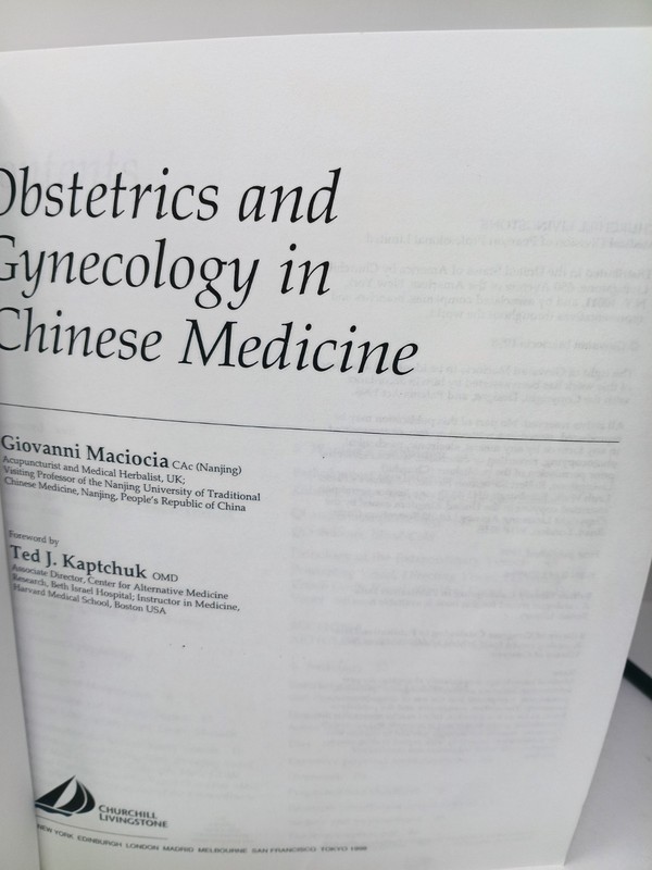 Obstetrics & Gynecology in Chinese Medicine Giovanni Maciocia 1998 paperback gallery