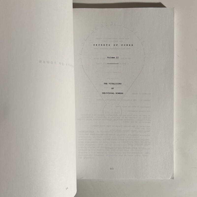 Secrets of Power Volume II: The Vitalizing of Individual Powers Ingo Swann RARE gallery