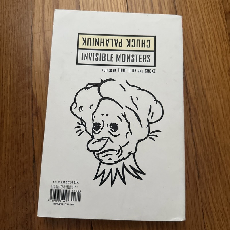 Invisible Monsters by Chuck Palahniuk (1999, Uk-B Format Paperback) gallery
